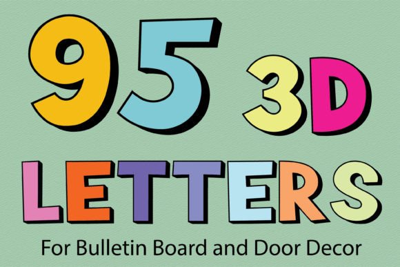 89 Printable 3D Bulletin Board Letters for Impactful Displays