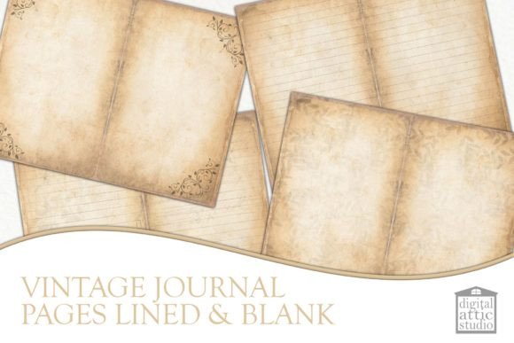 Crafting Your Story: Blank and Lined Junk Journal Backgrounds