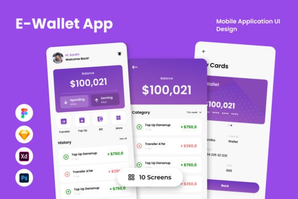 DigiPay: A Modern E-Wallet App Design for Seamless Finance