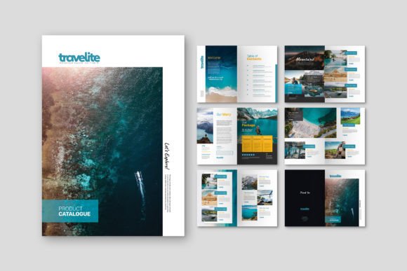 Modern Catalog Travel Agency: A Design Template for Professionals