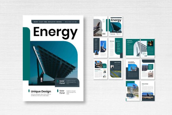 Modern Editorial Design: The Energy Theme Approach