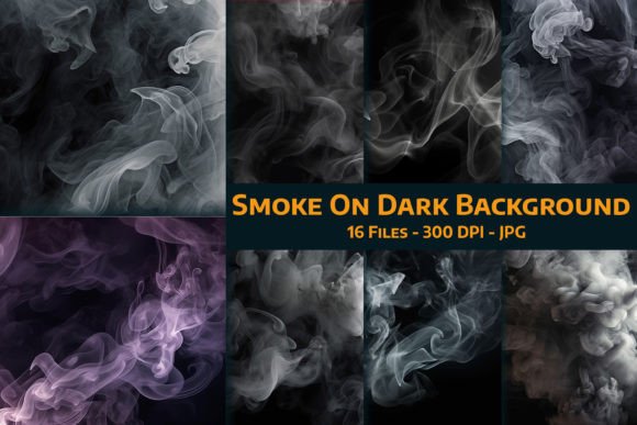 Smoke on Dark Backgrounds: Elevate Your Creative Projects
