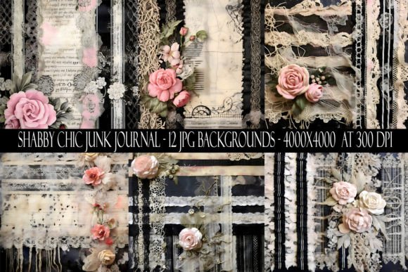 The Enduring Appeal of Shabby Chic Junk Journal Backgrounds