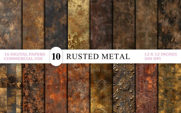 Unlock Gritty Authenticity with Vintage Rusted Metal Texture Backgrounds