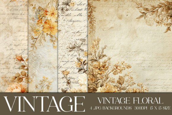 Vintage Floral Backgrounds, S5: A Patchwork of Possibility